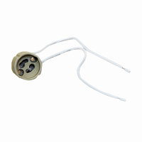 Einbaurahmen GU10 rund – Aluminium Edelstahloptik, blendarm, inkl. Sockel