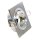 Einbaurahmen GU10 eckig – 360° schwenkbar, Aluminium matt, inkl. Sockel