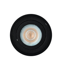 Spotlicht GU10 rund schwarz BH04-30301 – Einbaurahmen für GU10 Leuchtmittel
