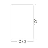 Spotlicht GU10 rund schwarz BH04-30301 – Einbaurahmen für GU10 Leuchtmittel