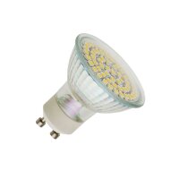 10x LED GU10 Lampe , 60xSMD chip , Lichtfarbe Weiß / 6000K,