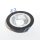 Einbaurahmen GU10 rund Schwarz – 360° schwenkbar, Aluminium