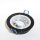 Einbaurahmen GU10 rund Schwarz – 360° schwenkbar, Aluminium