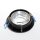 Einbaurahmen GU10 rund Schwarz – 360° schwenkbar, Aluminium