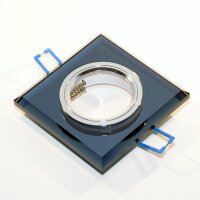 Spiegelglas‑Einbaurahmen GU10 eckig – Anthrazit,...