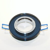 Spiegelglas‑Einbaurahmen GU10 rund – Anthrazit,...