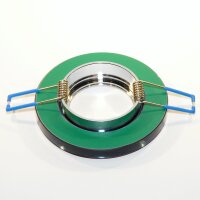 Spiegelglas‑Einbaurahmen GU10 rund – Anthrazit,...