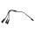 Mini‑DC Verteiler 1/3 – Plug‑&‑Play, 1× Stecker / 3× Buchse, 24 V