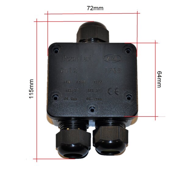 Abzweigdose Verteilerdose Fur Aussenbereich Fur 5 10mm Kabel