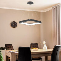 LED Pendelleuchte MLP-PD SQR 46 W 3-in-1 Schwarz – Stylische Deckenleuchte