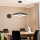LED Pendelleuchte MLP-PD SQR 46 W 3-in-1 Schwarz – Stylische Deckenleuchte