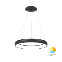 LED Deckenleuchte MLP-PD 46 W RND Schwarz – 3-in-1 Farbtemperaturwahl