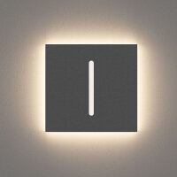 Braytron Treppenlicht Abdeckung – quadratisch 80 × 80 mm IP20