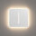 Braytron Treppenlicht Abdeckung – quadratisch 80 × 80 mm IP20