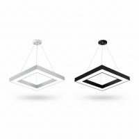 LED-Pendelleuchte BRY-BLADE 45 W – quadratisch 600...