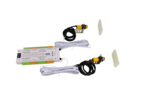 Treppen-LED-Lichtschranke mit Reflektor-Controller, LED Treppenbeleuchtung mit Lichtschranke mit Reflektor, 32 Stufen, Automatische Treppensteuerung