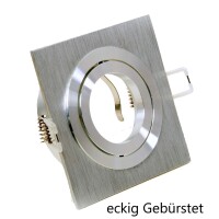 Einbaurahmen Gehäuse GU10 360° schwenkbar 80 mm Ausschnitt