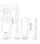 SET LED Dimmer 4 Zonen ( Eine Farbe) für LED Streifen , Minispots DC12 - 24V