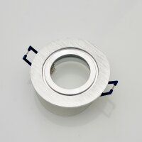 Feuchtraum‑Einbaurahmen IP44, Alu gebürstet, inkl....