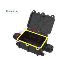 Abzweigdose IP68 – 2‑fach wasserdichte Kabelverbinder­box für Außen