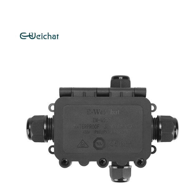 Abzweigdose IP68 – 4‑fach wasserdichte Kabelverbinder­box für Außen