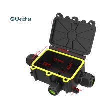 Abzweigdose IP68 – 4‑fach wasserdichte Kabelverbinder­box für Außen