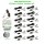 LED Spots 12 x 2Watt 4000K MINI LED-Einbaustrahler mit Wifi Controller Dimmbar