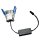 LED‑Minispot 2 W 3000 K IP65 – Korpus Weiß, Einzelspot (Netzteil separat)