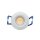 LED‑Minispot 2 W 3000 K IP65 – Korpus Weiß, Einzelspot (Netzteil separat)