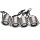 Bluetooth‑Einbaulautsprecher‑Set 4×20 W IP65 – Bad & Terrasse, Weiß