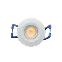 LED Minispot‑Set 6×2 W 3000 K IP65 Weiß dimmbar mit Funk­steuerung & Netzteil