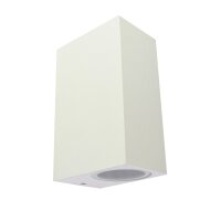 Wandleuchte WL2306 IP44 – 2× GU10 Up/Down Strahler, robust für Außen