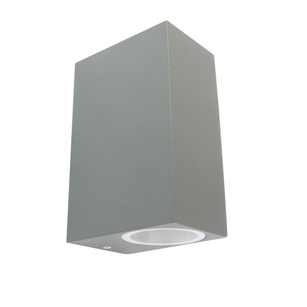 LED Wandlampe Wandleuchte Strahler Außenbeleuchtung Grau