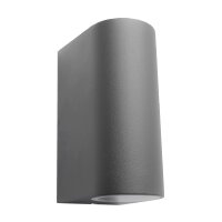 Wandleuchte WL2307 IP44 – 2× GU10 Up/Down Strahler, robust, außen geeignet