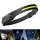 COB/XPE LED Stirnlampe 350 lm, USB-wiederaufladbar, IPX4 Outdoor