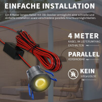 SET LED Mini Spots 12 x 2Watt 3000K MINI LED Einbaustrahler Dimmbar