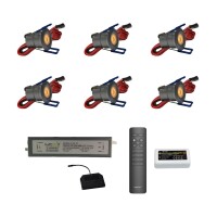 SET LED Mini Spots 6 x 2Watt 3000K MINI LED Einbaustrahler Dimmbar