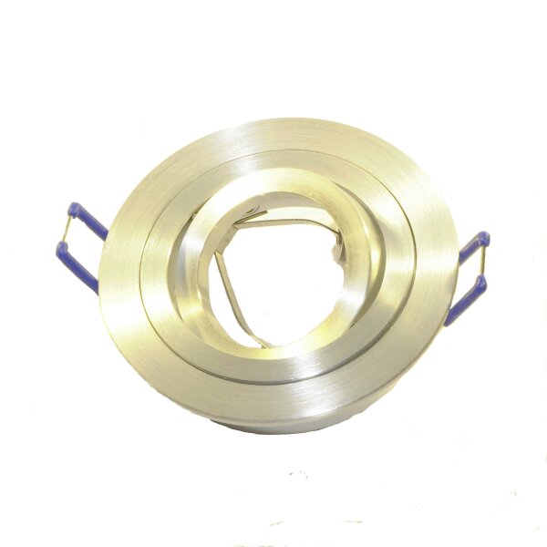 rund gebürstet Silber